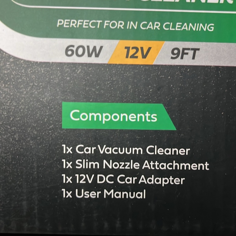 Castrol Portable Vacuum Cleaner- New In Box - Picture 5 of 9
